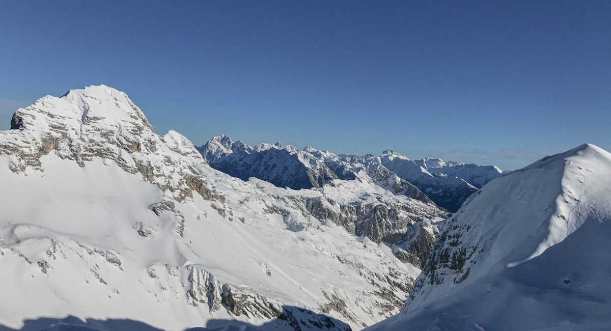 Kanin Sella Nevea smučanje Kanin ugodno smučanje